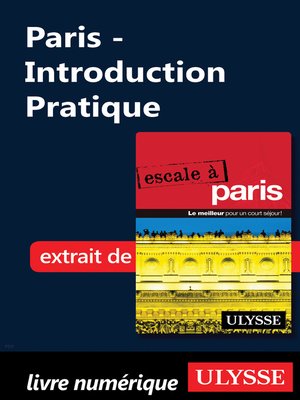 cover image of Paris--Introduction Pratique
